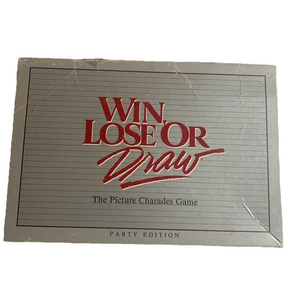 Win Lose or Draw Game 1988 Party Edition Milton Bradley, Vintage